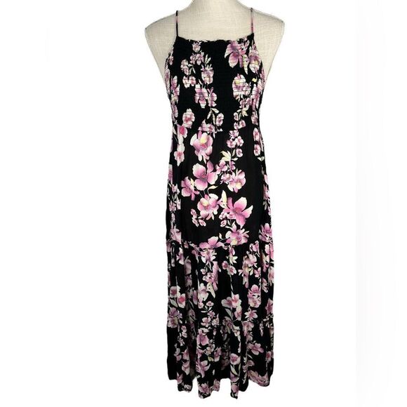 Free People Garden Party Maxi Dress in Black Floral - Picture 5 of 13